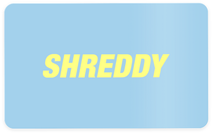 SHREDDY App Gift Card